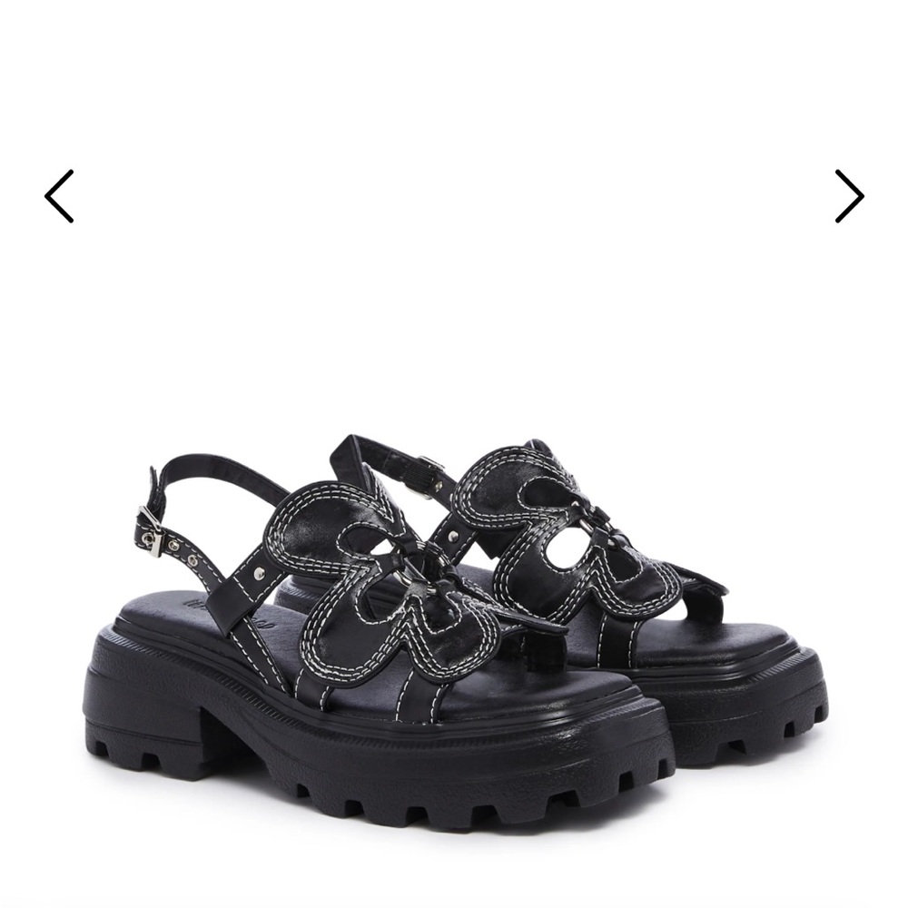 Floral Frenzy Platform Sandals Dolls Kill